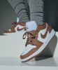 圖片 鞋教 Nike W Air Jordan 1 Low "Archaeo Brown" 白棕 焦糖可可色 DC0774-202