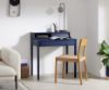 圖片 【LITOOC設計品牌】LEONIE北歐風桌面可延伸書桌(橡木書桌/辦工桌/電腦桌) 午夜藍 歐洲品質 非陸製淘寶家具保證