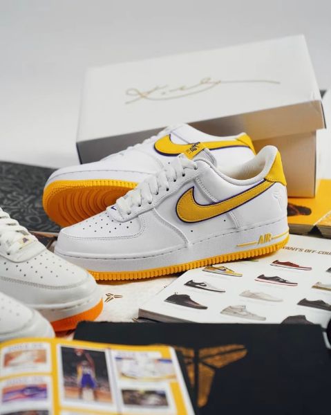 Kobe Bryant x Nike Air Force 1 Low Retro QS Lakers Home FZ1151100