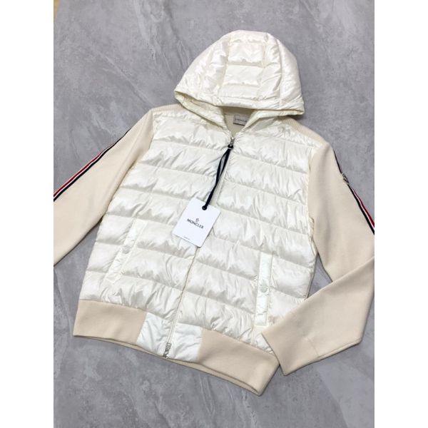 圖片 Moncler 經典款式 今年新品  白色 半羽絨外套