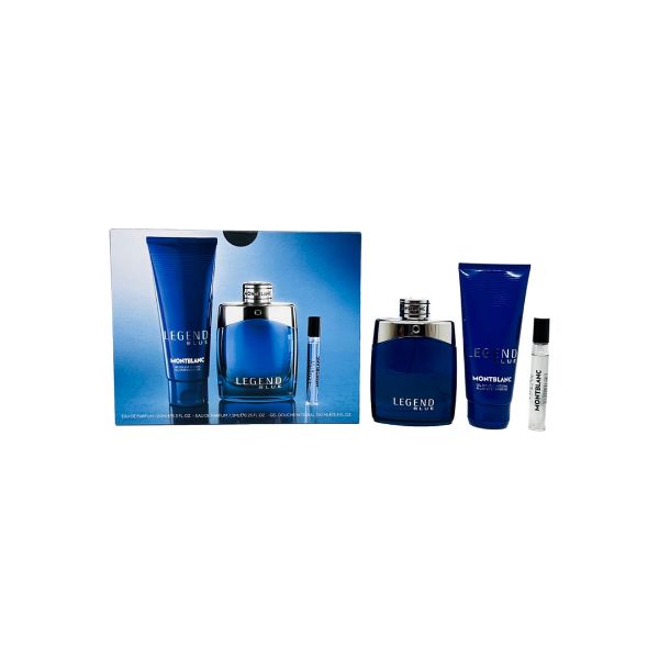 圖片 MONTBLANC 傳奇紳藍淡香精禮盒(淡香精100ML+隨身筆7.5ML+沐浴精100ML)