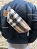 圖片 BURBERRY格紋男生棕色腰包