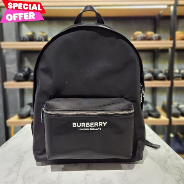 圖片 ❄️限時降價❄️Burberry 80634951 尼龍雙肩後背包 黑色 (購買請訊息告知需要尺寸)