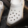 NICEDAY 現貨 Crocs Classic Crush 洞洞鞋 厚底 踩屎感 灰 奶茶 207988-OLM