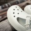 NICEDAY 現貨 Crocs Classic Crush 洞洞鞋 厚底 踩屎感 米白