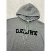 圖片 Celine 經典絨布字母設計 灰色 帽t