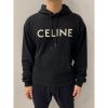 圖片 Celine 經典字母Logo 黑白配色 長袖 帽t