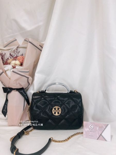 圖片 Tory Burch Willa 新款 手提郵差包 小款 斜背包