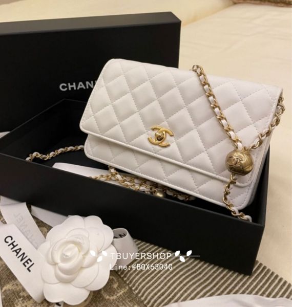 圖片 Chanel 爆款🔥金球woc 白金