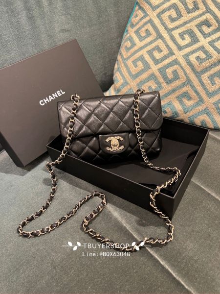 圖片 Chanel cf20 2合1 mini cf 黑金