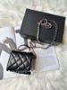 圖片 Chanel 黑粉 淡金 手柄鏈條小方包 Blackpink