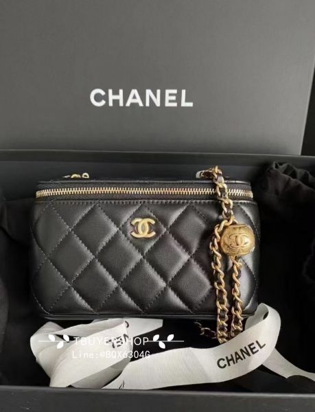 圖片 Chanel 金球 黑金 長盒子