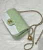 圖片 Chanel 金球cf20 氣泡綠金扣mini