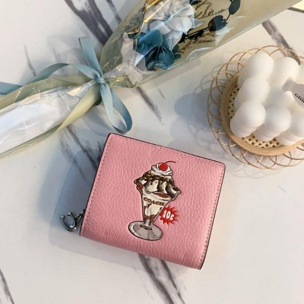 圖片 Coach冰淇淋限定款短夾