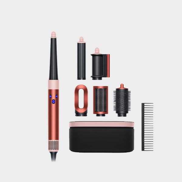 圖片 【新品】Dyson HS08 藍牙多功能造型器 珊瑚莓禮盒版｜贈 光澤雙梳+Oster 隨身瓶果汁機《WUZ屋子》Z-104-HS08-BY