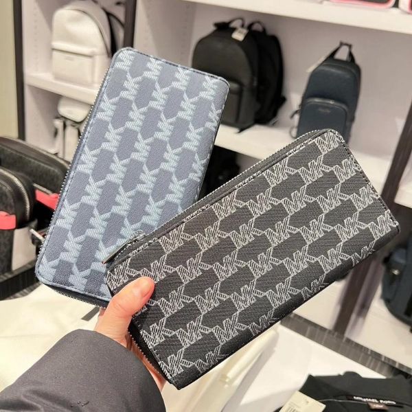 圖片 Mk男士香布蕾系列拉鍊長夾