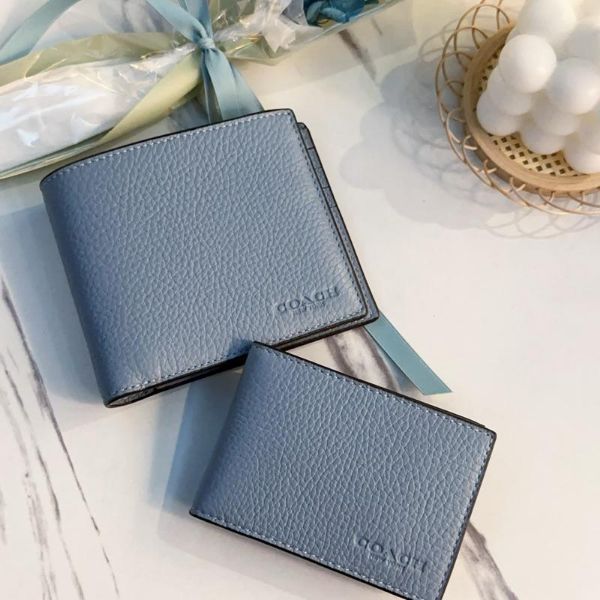 圖片 Coach男士1+1男短夾