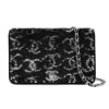 圖片 Chanel 展示品 亮片雙C銀釦斜背包WOC  (AP3506-黑)