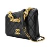 圖片 Chanel 展示品 菱格羊皮復古金鍊珍珠把手二用包-20cm (AP2639-黑)