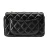 圖片 Chanel Mini Coco 菱格羊皮金釦斜背包-18cm(AS5219-黑)