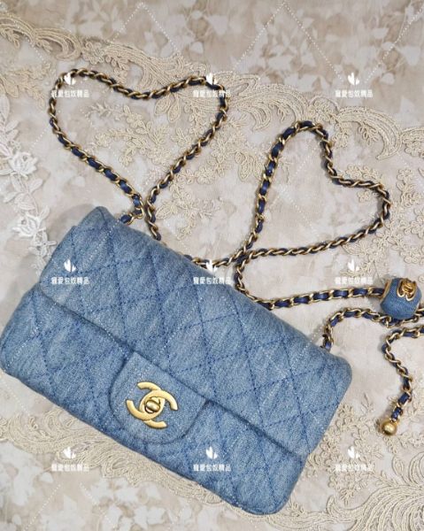 圖片 Chanel 牛仔金球 mini cf 20cm