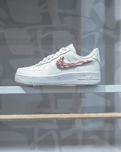 Nike Air Force 107 LX Wmns Molten Metal Swoosh Pack Pink