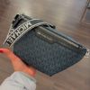 圖片 Michael Kors MK 滿版提花字母背袋腰包