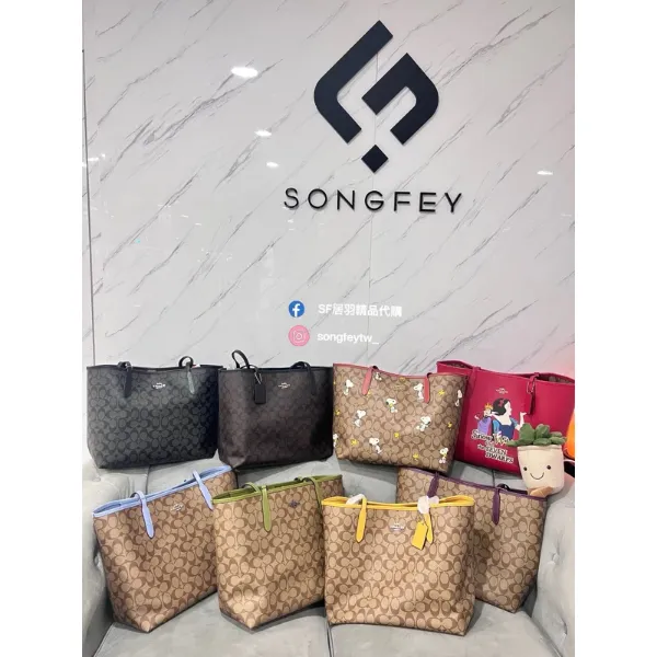 圖片 Coach City 磁扣托特包