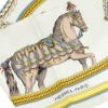 圖片 Hermes 駿馬盛宴圖驣絲巾/方巾-90cm(米白)