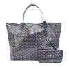 圖片 Goyard Saint Louis GM 印花帆布手提托特包(藍)