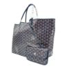 圖片 Goyard Saint Louis GM 印花帆布手提托特包(藍)
