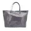 圖片 Goyard Saint Louis GM 印花帆布手提托特包(藍)