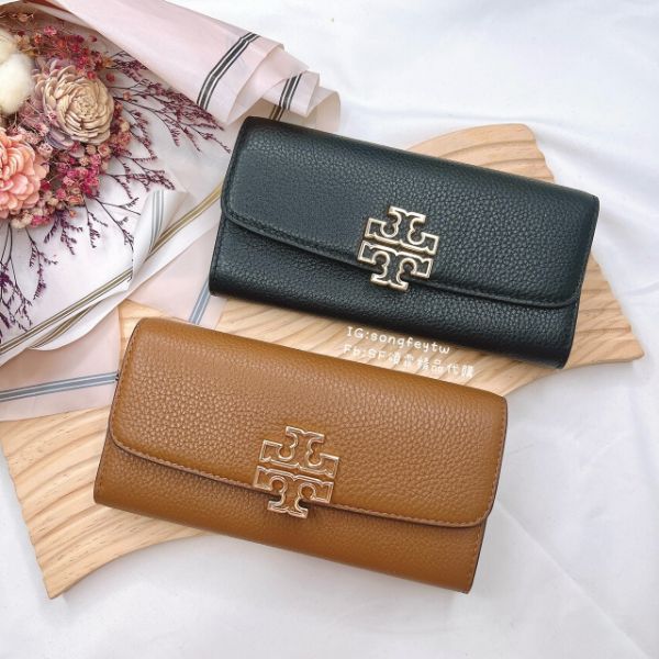 圖片 Tory Burch 大金logo 信封長夾