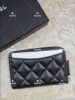 圖片 CHANEL 荔枝黑金 加大ㄇ字卡片零錢包