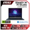 圖片 ⭐️MSI Stealth 14 AI Studio A1VFG-009TW 微星纖薄創作者電競AI筆電/Ultra 7-155H/RTX 4060 8G/32GB DDR5/1TB PCIe/14吋 2.8K OLED 120Hz/W11 Pro/全彩背光電競鍵盤⭐️