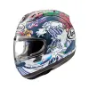 圖片 『嘉義Riderment萊德曼騎士部品』ARAI RX-7X ORIENTAL FLAT BLUE 浮世繪 彩繪 納普斯公司貨 全罩式安全帽