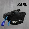 圖片 KARL卡爾 立體軟膠字母logo 腰包/胸包