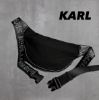 圖片 KARL卡爾 立體軟膠字母logo 腰包/胸包