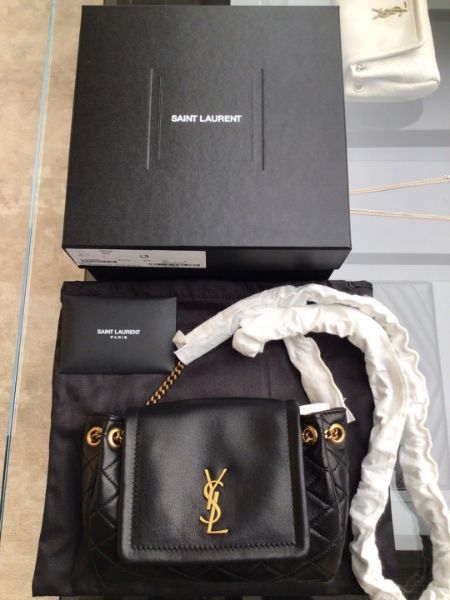 圖片 ［SKR精品服飾］YSL Nolita 皮革款 鏈條包