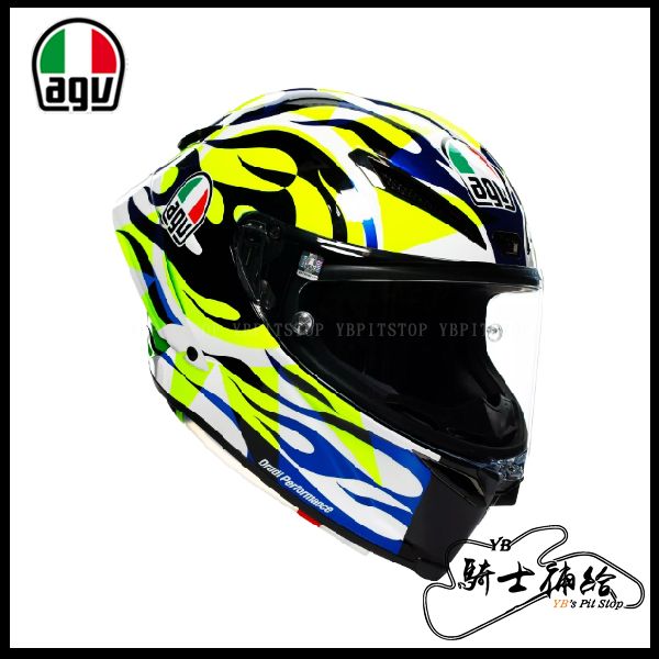 圖片 總代理公司貨 AGV PISTA GP RR Soleluna 2023 日月 碳纖維 亞洲版 ROSSI