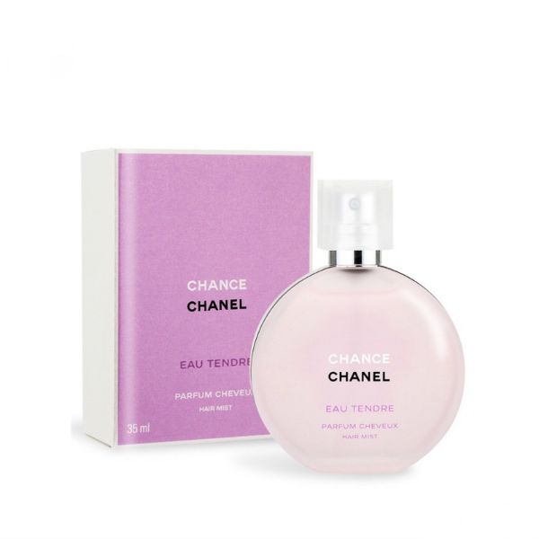 圖片 CHANEL 香奈兒香氛 CHANCE EAU TENDER HAIR MIST 粉紅甜蜜髮香噴霧 35ml - 專櫃緞帶包裝