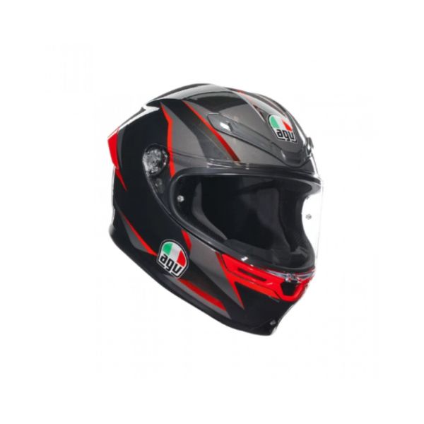 圖片 【台中硬了安全帽】AGV K6 S Slashcut 黑灰紅