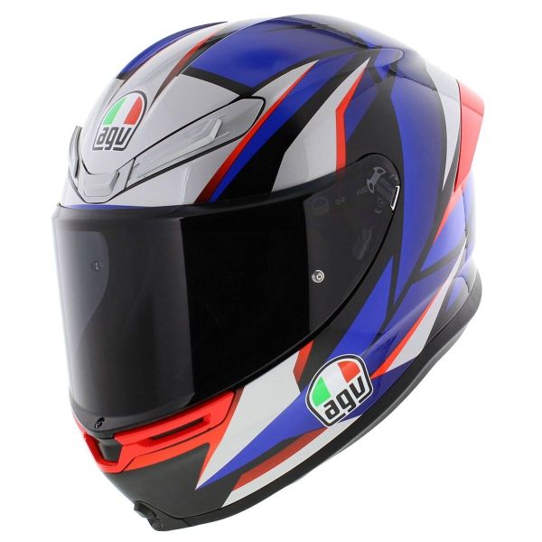 圖片 【台中硬了安全帽】AGV K6S Slashcut 黑藍紅 新品 含稅 公司貨