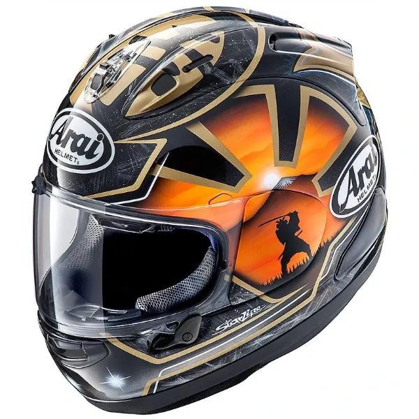 圖片 ARAI RX7X PEDROSA 侍 SPIRIT  小丹尼 金武士