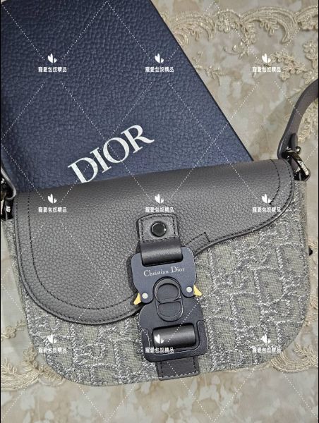 圖片 DIOR Saddle mini 老花 灰色 翻蓋郵差包 馬鞍包