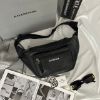 圖片 BALENCIAGA EXPLORER 黑色小羊皮腰包