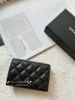圖片 Chanel 23k 珍珠大雙c 黑金荔枝皮 單層卡包/錢包
