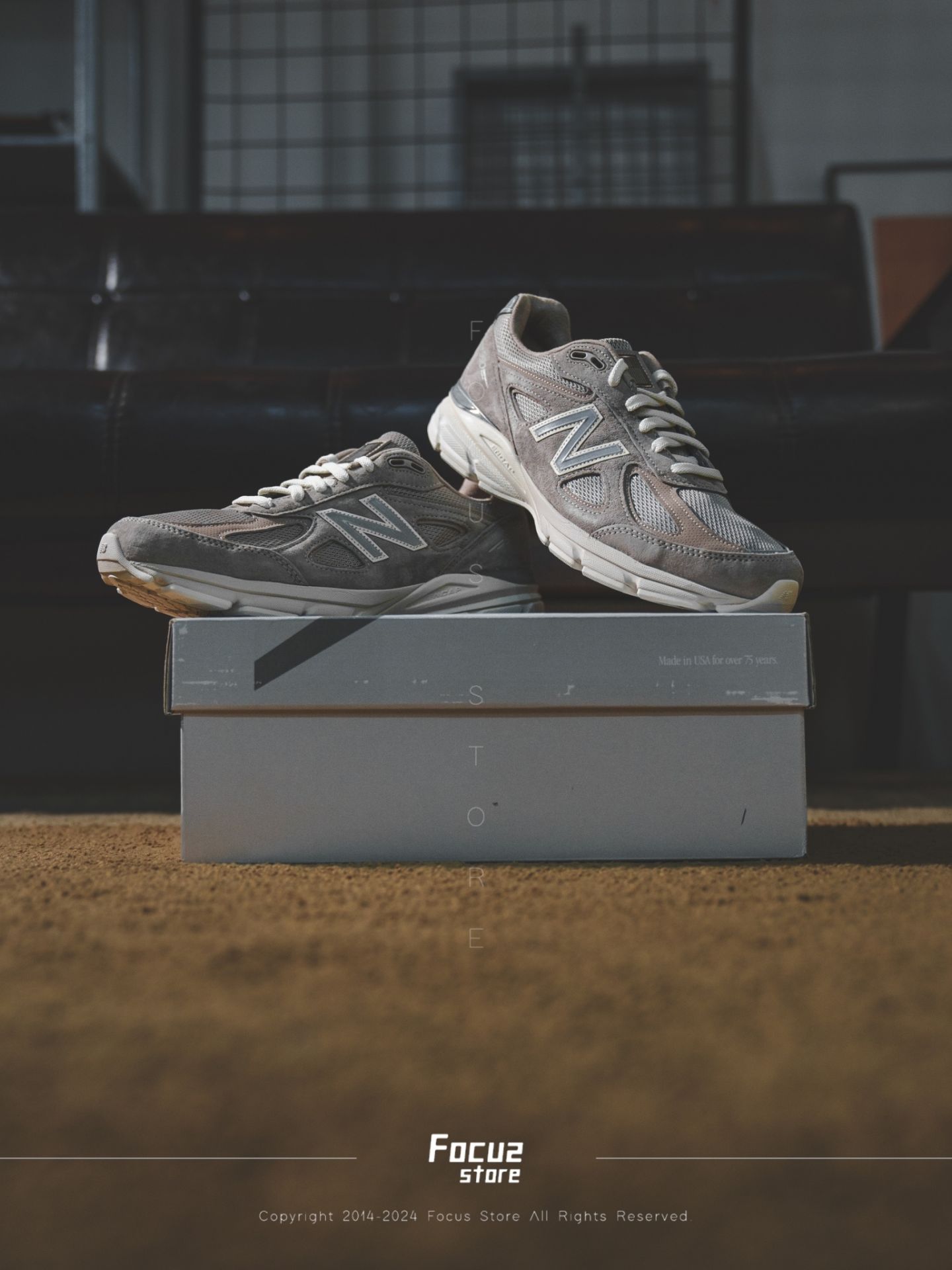 Focus Store】預購Kith x New Balance 990v4 Made in USA