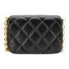 圖片 Chanel 展示品 Coco 菱格羊皮大金幣斜背包-17cm(AS2189-黑)