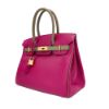 圖片 Hermes Birkin 30 Epsom牛皮拚色金釦手提包(玫瑰紫/大象灰)